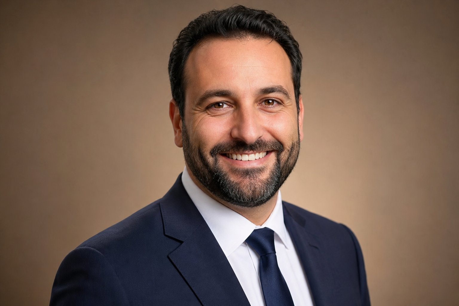 Portrait of a happy client